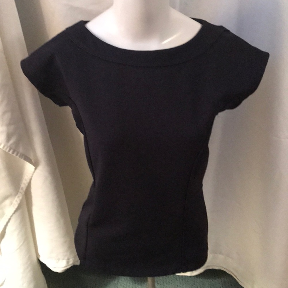 Navy blue top